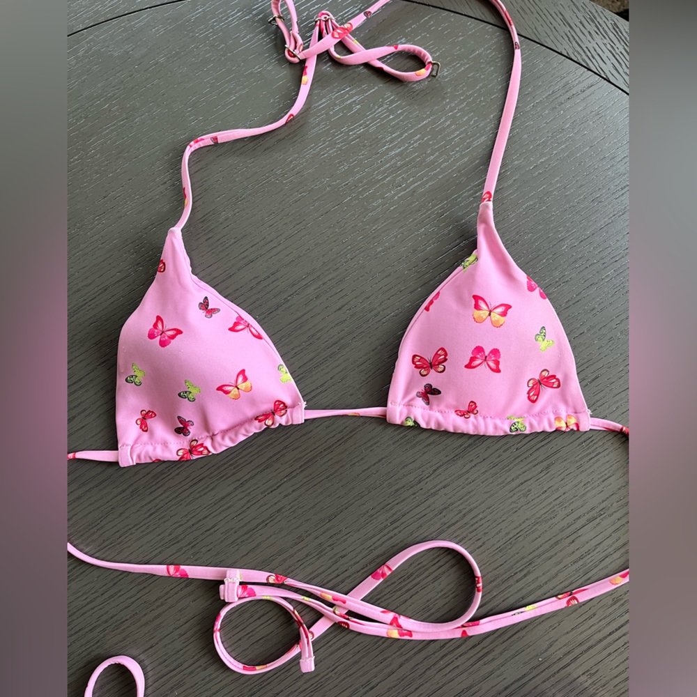 Pink Butterfly Bikini Set (S) - Picture 2 of 6